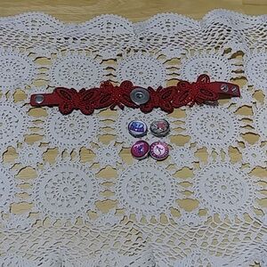 Snap Jewelry - Sports Snap Buttons and  bracelet - 🏈 Football